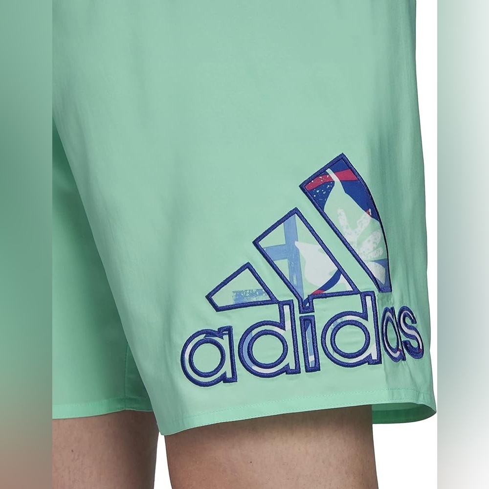 NWT Men’s XXL Adidas Swimsuit in Pulse Mint/Semi Lucid Blue - Picture 4 of 12